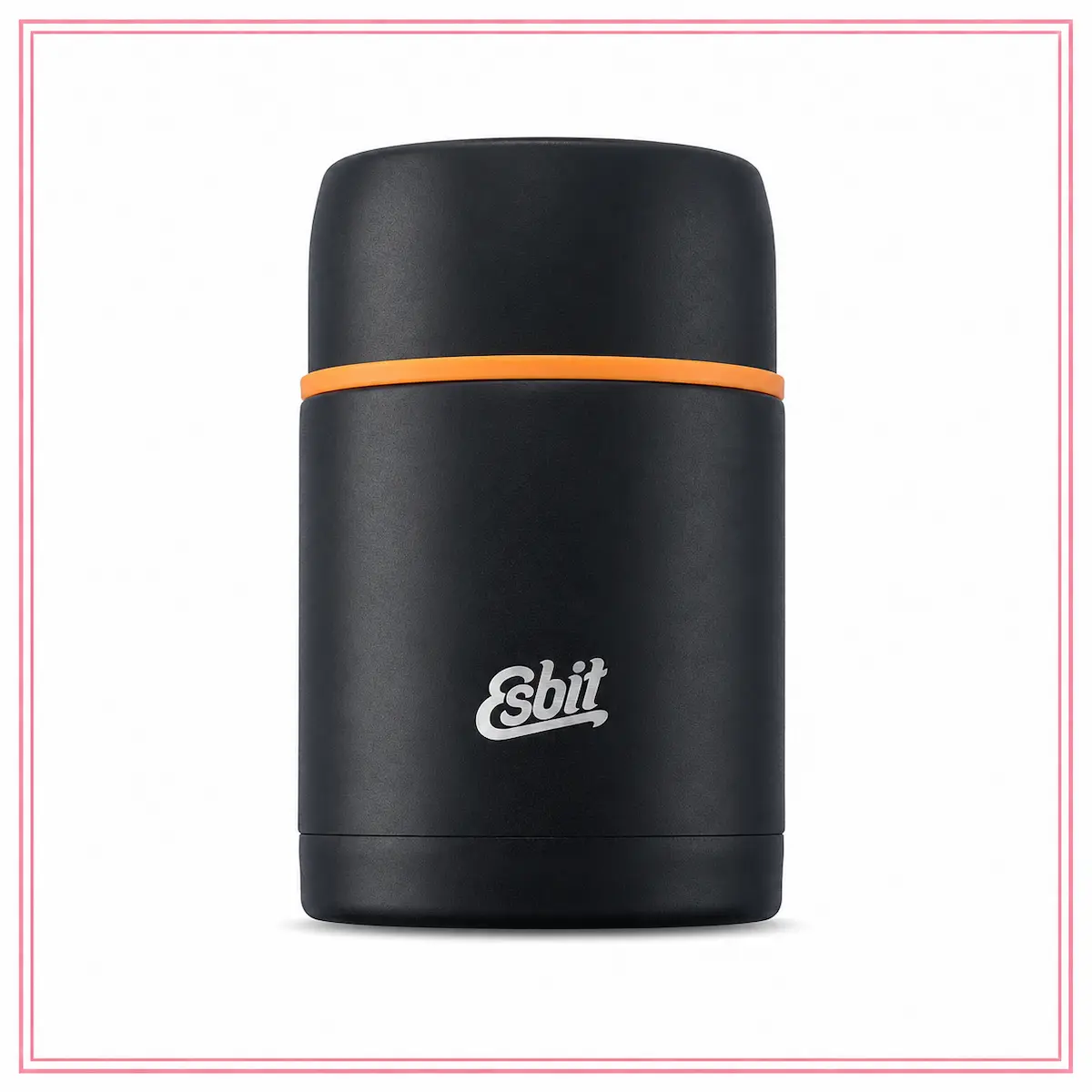 Esbit Classic Food Jug 750 ml nero, porta pranzo termico in acciaio inox