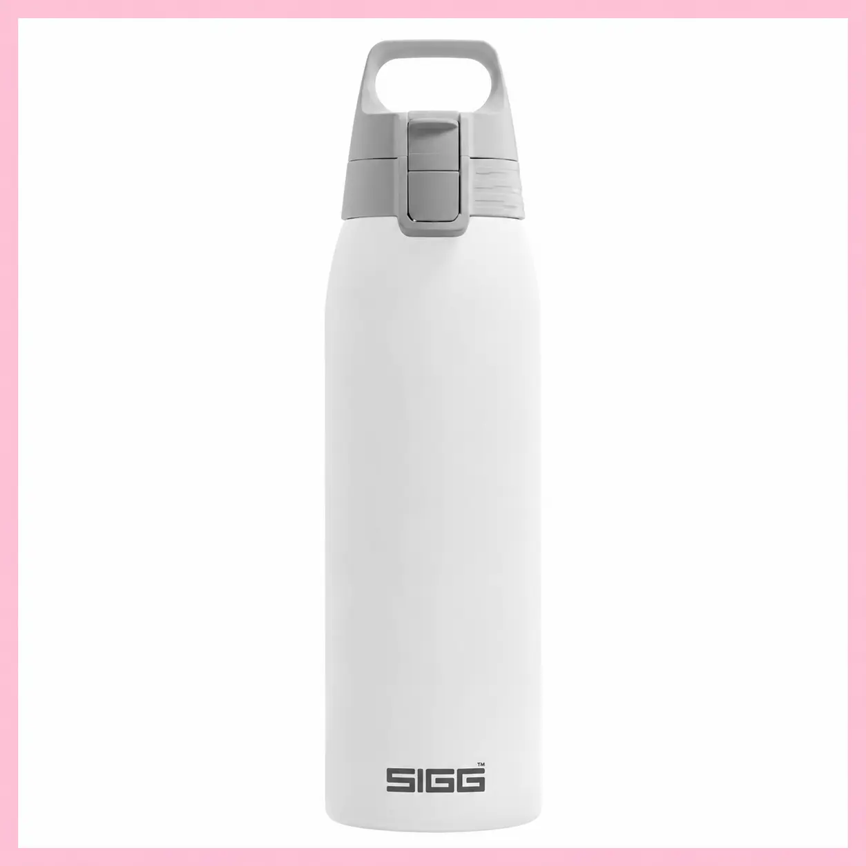 Borraccia termica SIGG Shield Therm ONE da 1 litro bianca con tappo ONE e manico integrato