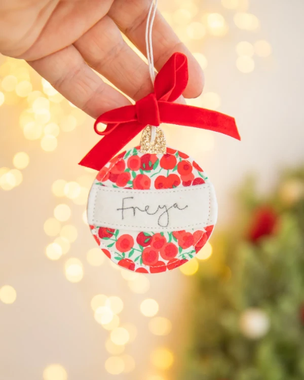 Personalised name baubles
