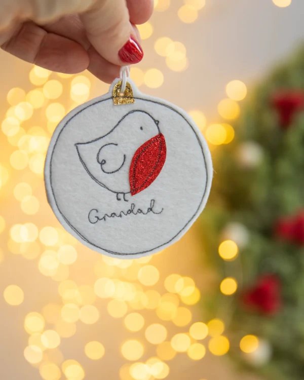 New Robin bauble 