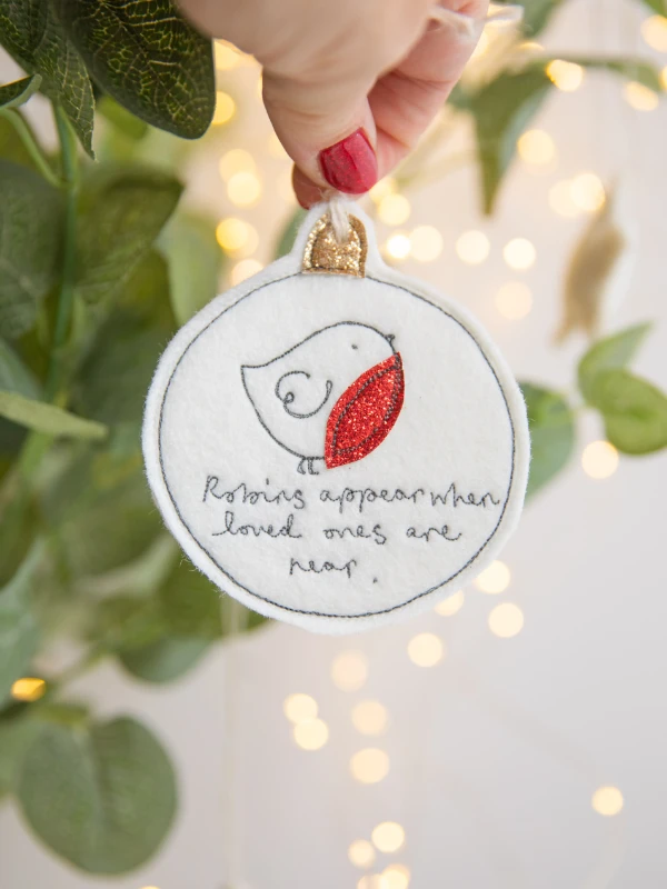 Robins appear decoration