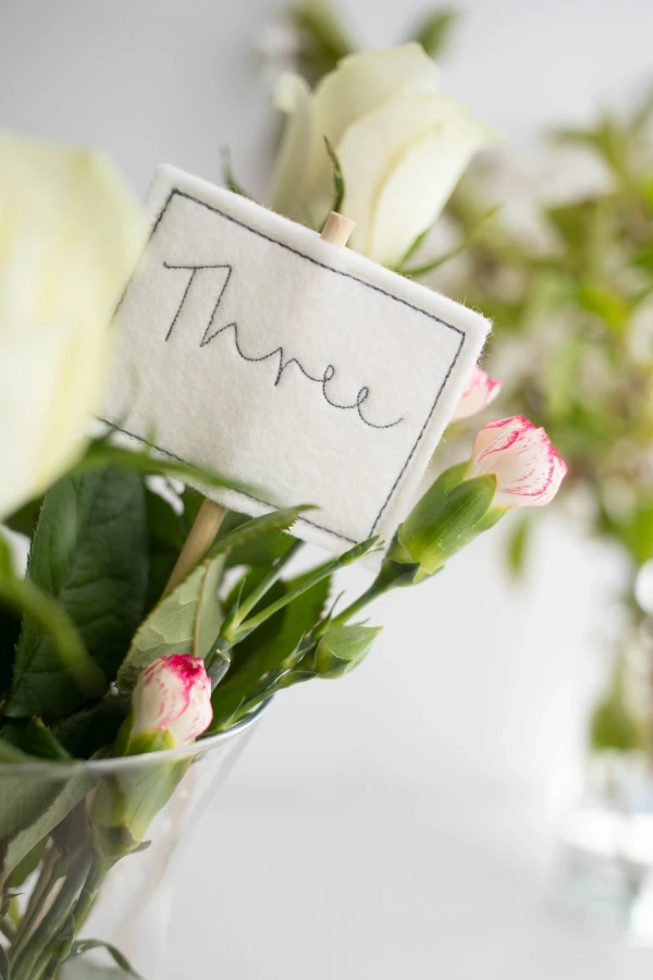 Wedding and party Table signs