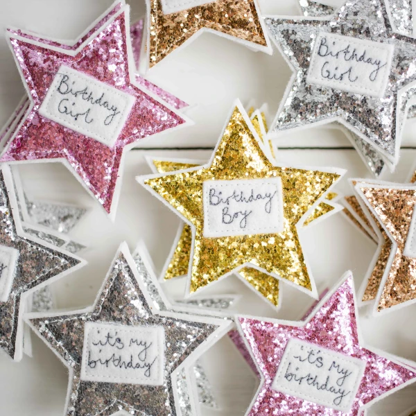 Magnetic special birthday badges 