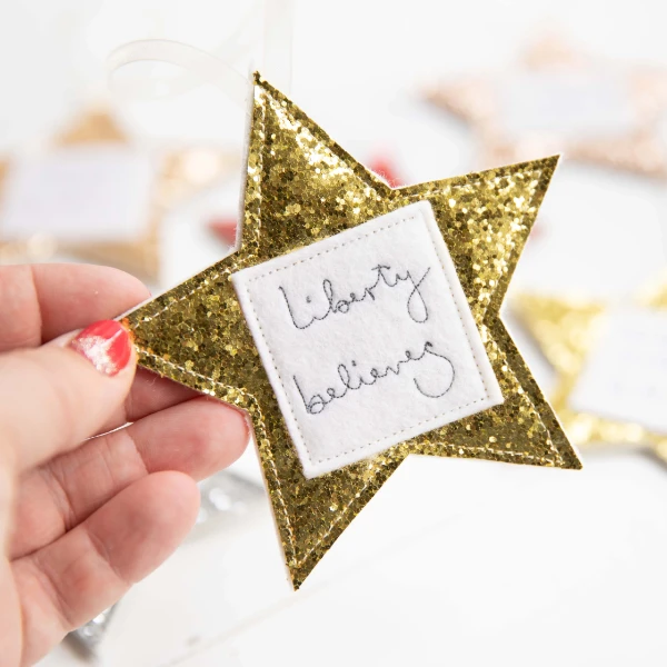 Personalised Believe Decorations 