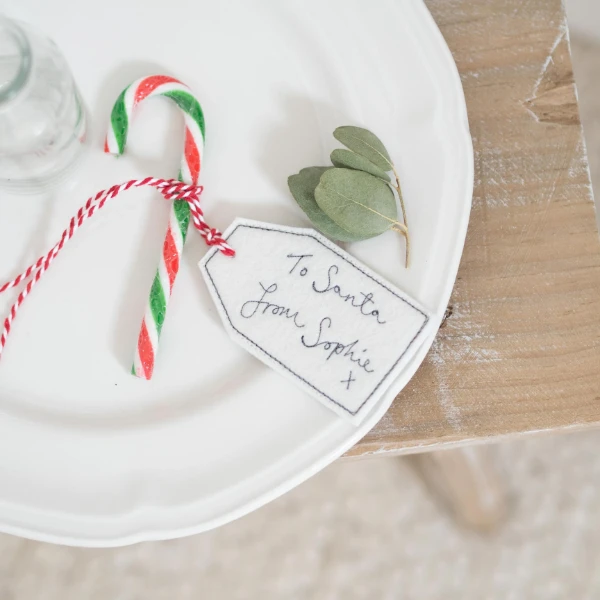 Large Embroidered Gift Tags