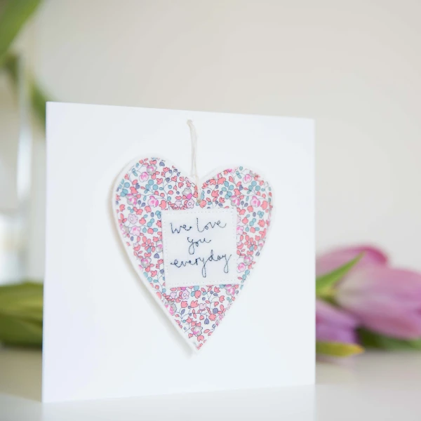 With love cards with removable keepsake. 
