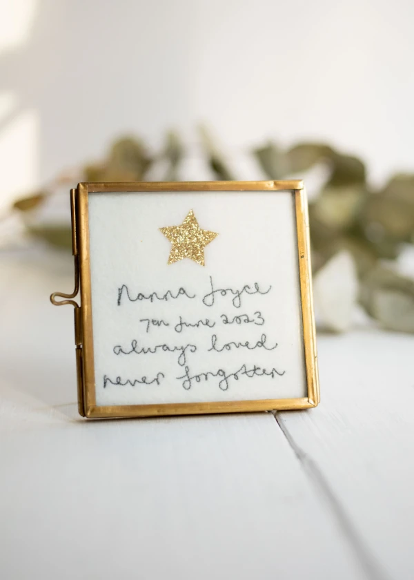 Personalised Always Loved Embroidery