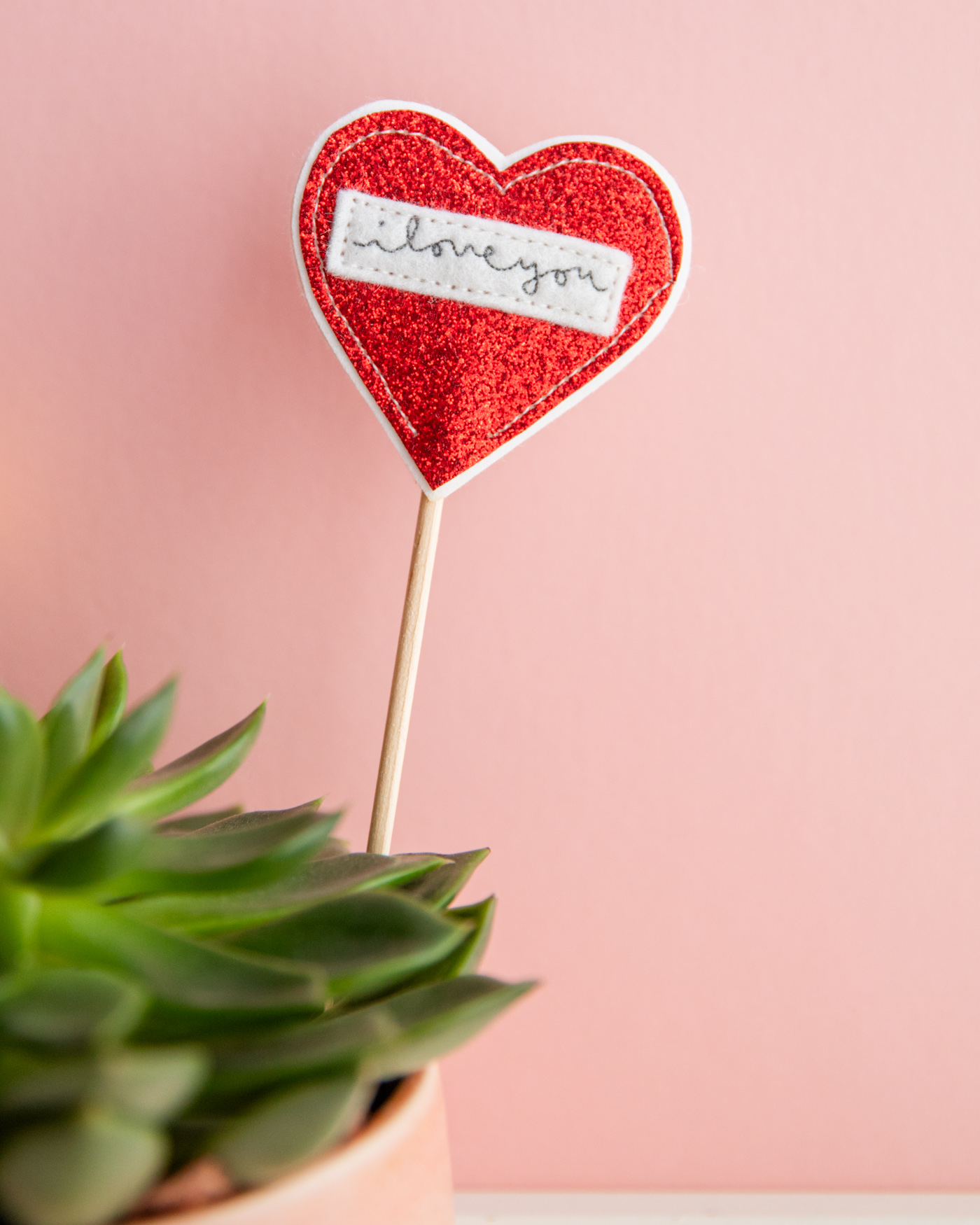 Valentine Hearts on sticks 