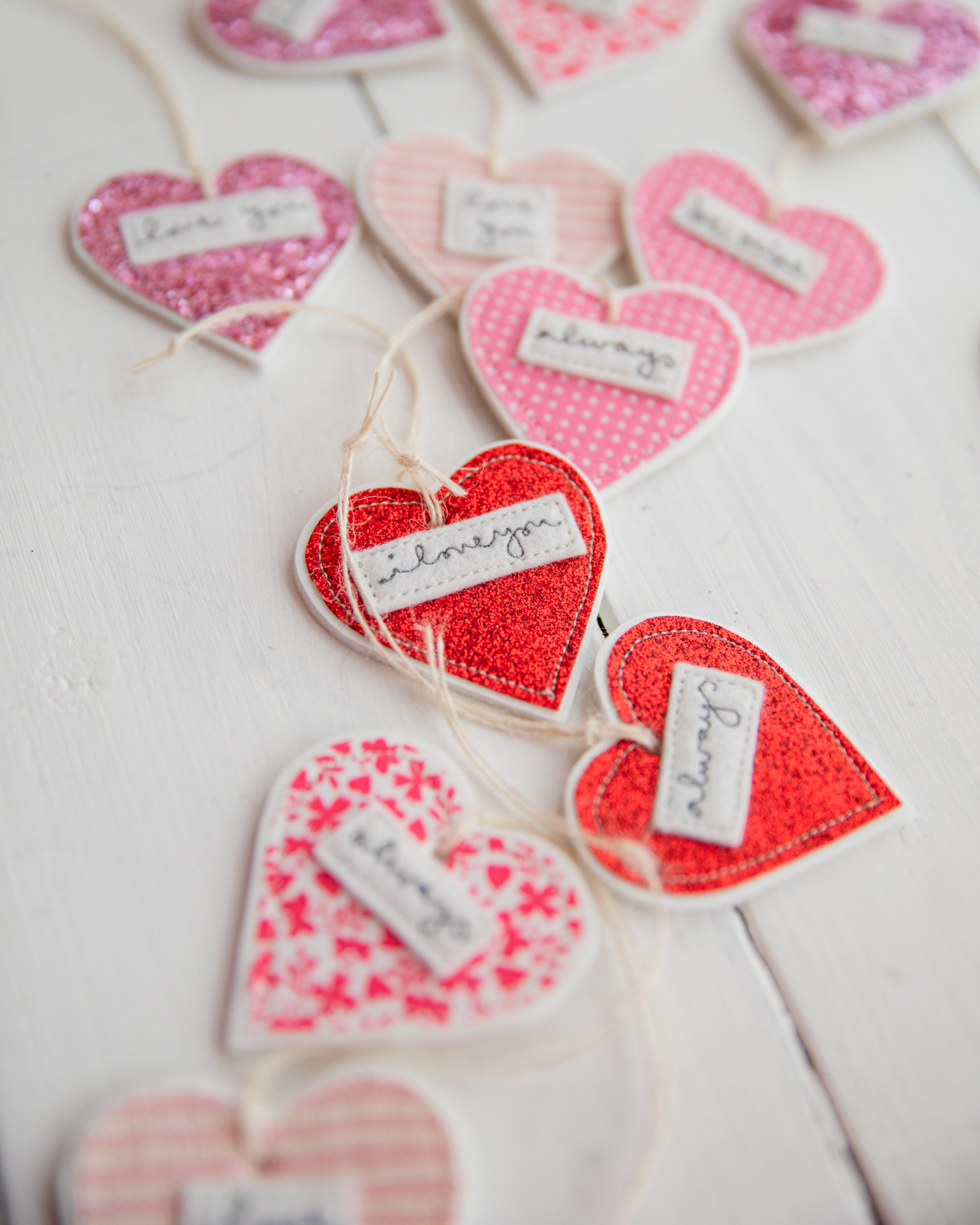 small valentine love hearts