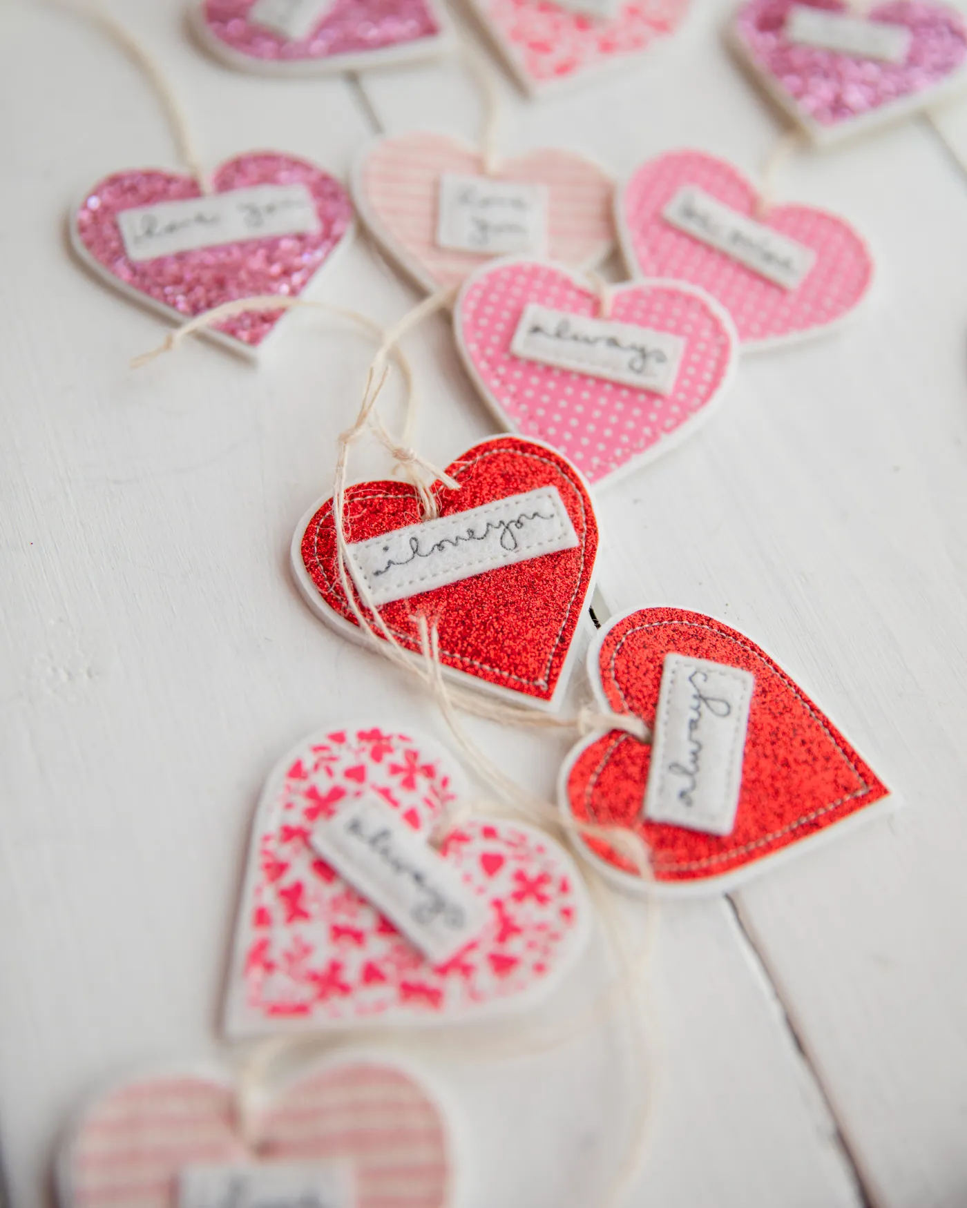 small valentine love hearts
