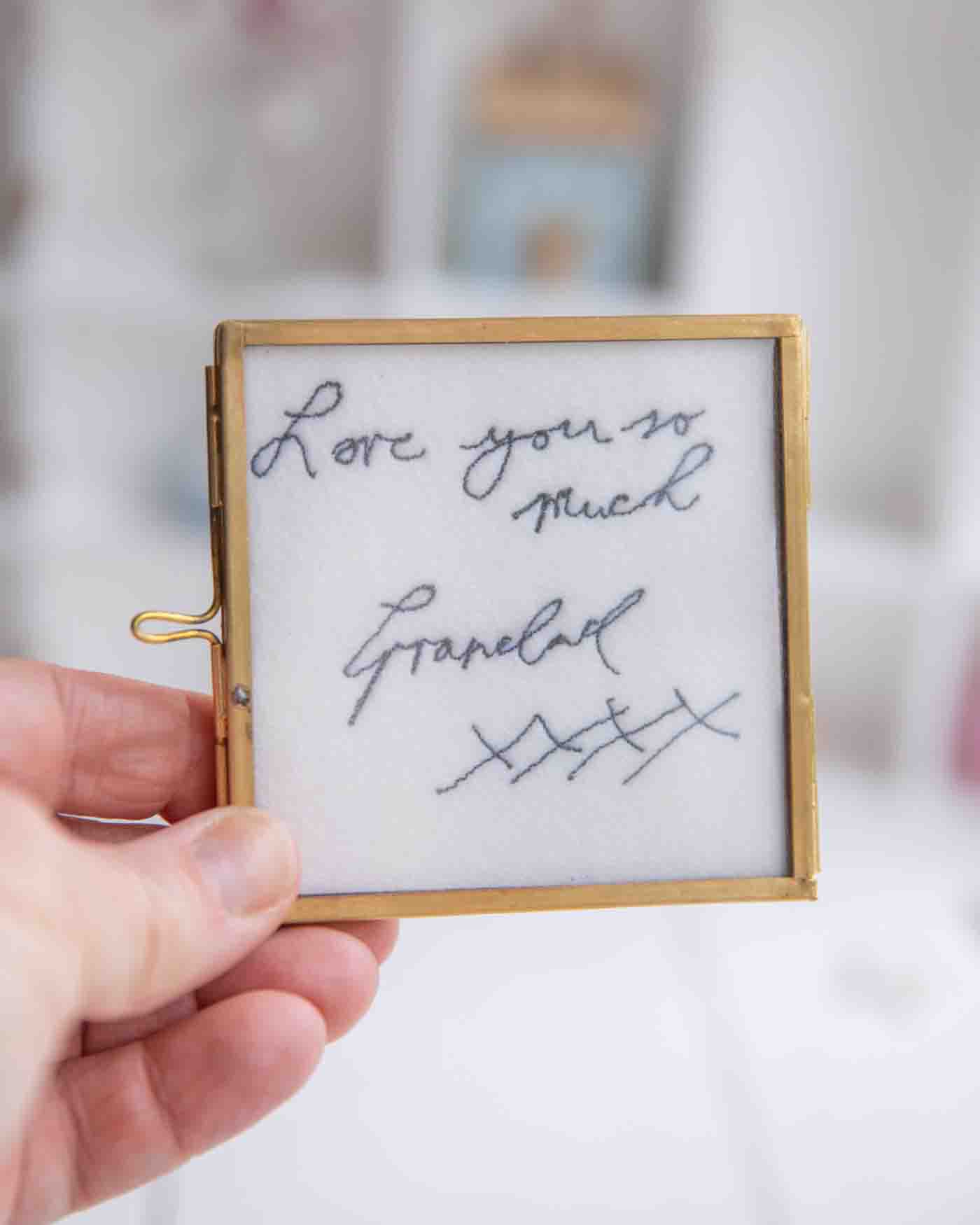 Personalised Framed Handwriting