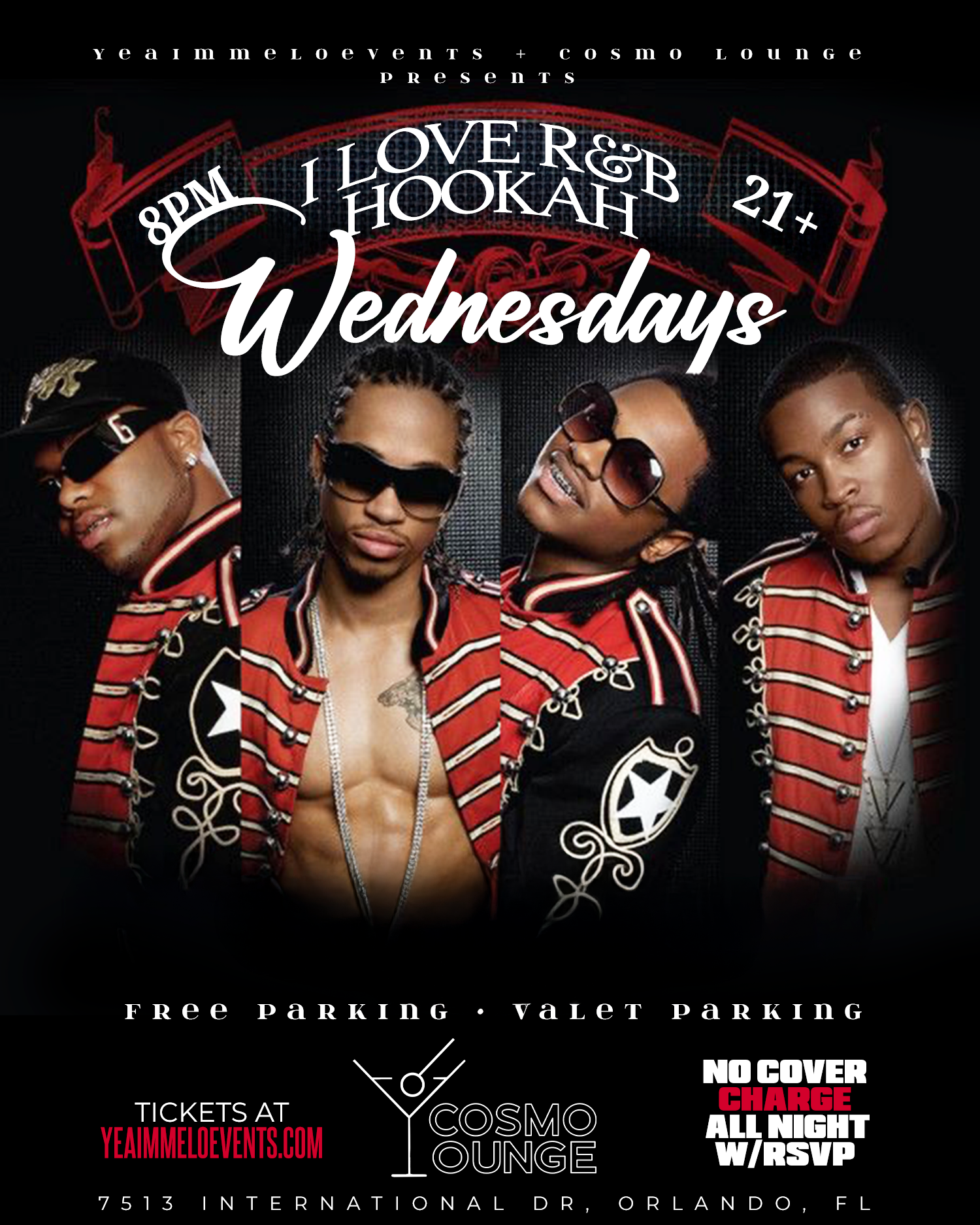 I Love R&B And Hookah Wednesdays - Aug 20