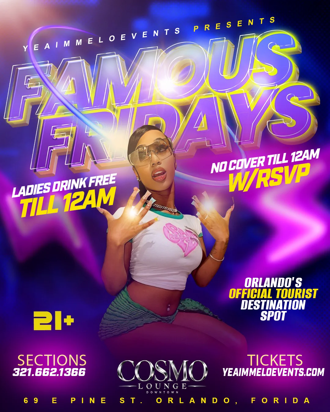 Famous Fridays at Cosmo downtown