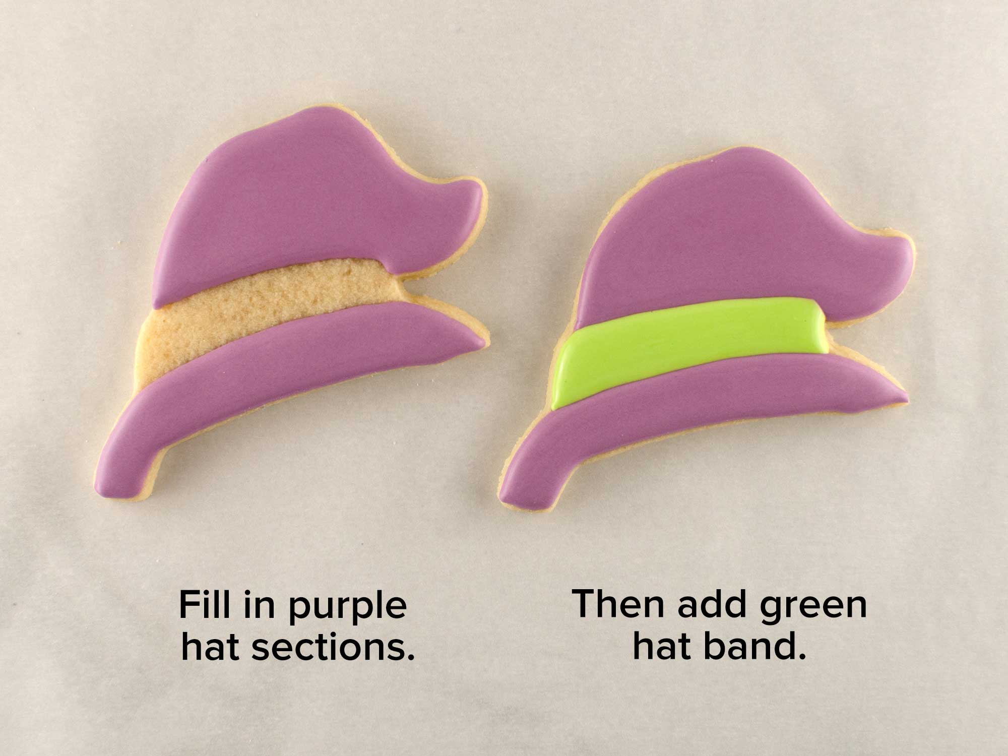 cat witch cookie set step 1