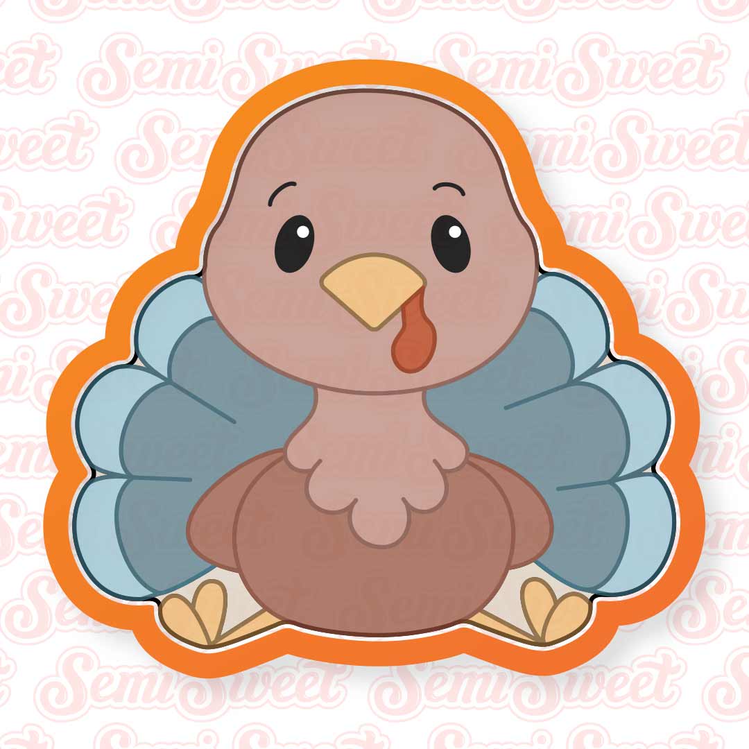 Thanksgiving turkey cookie cutter