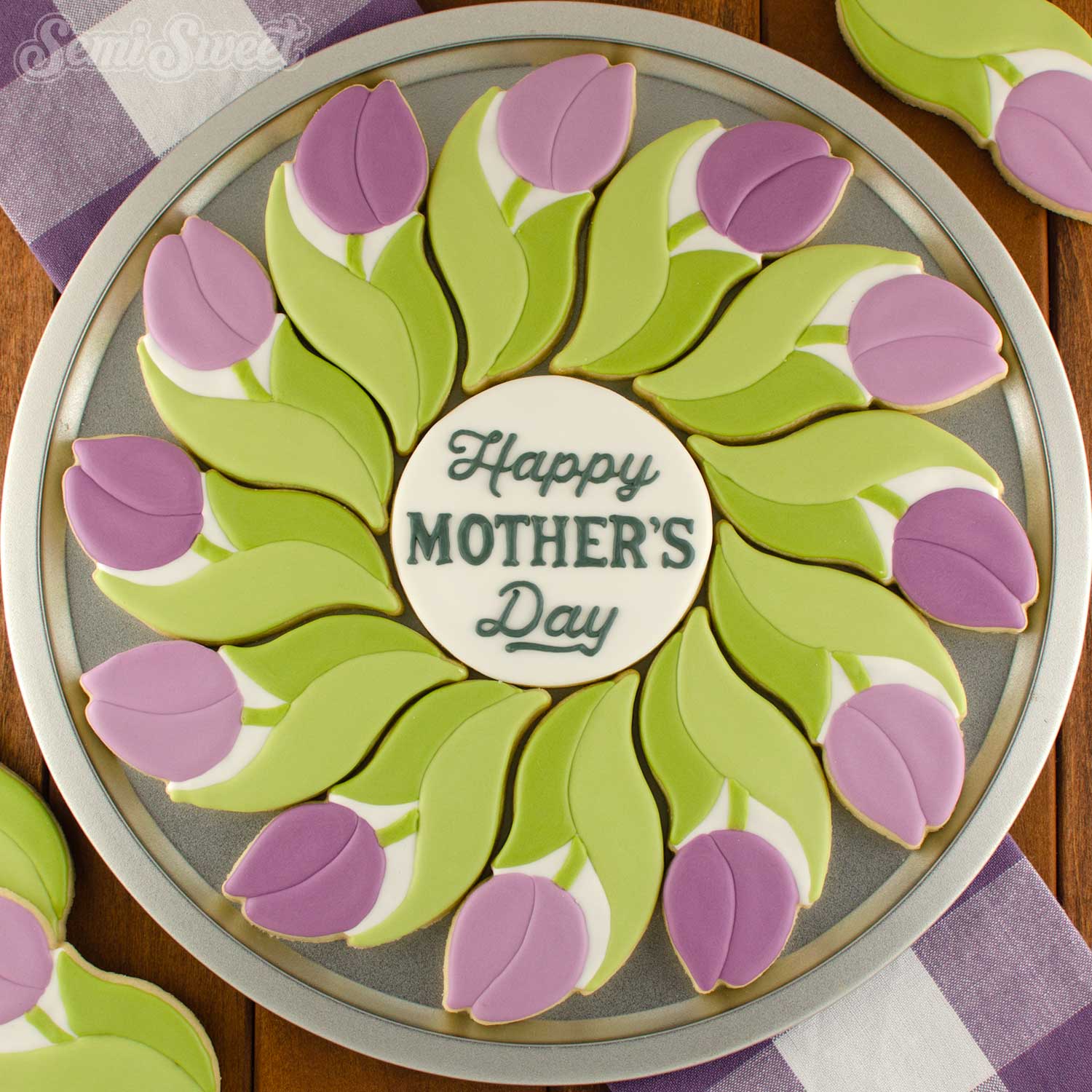 Tulip Cookie Platter | Semi Sweet Designs