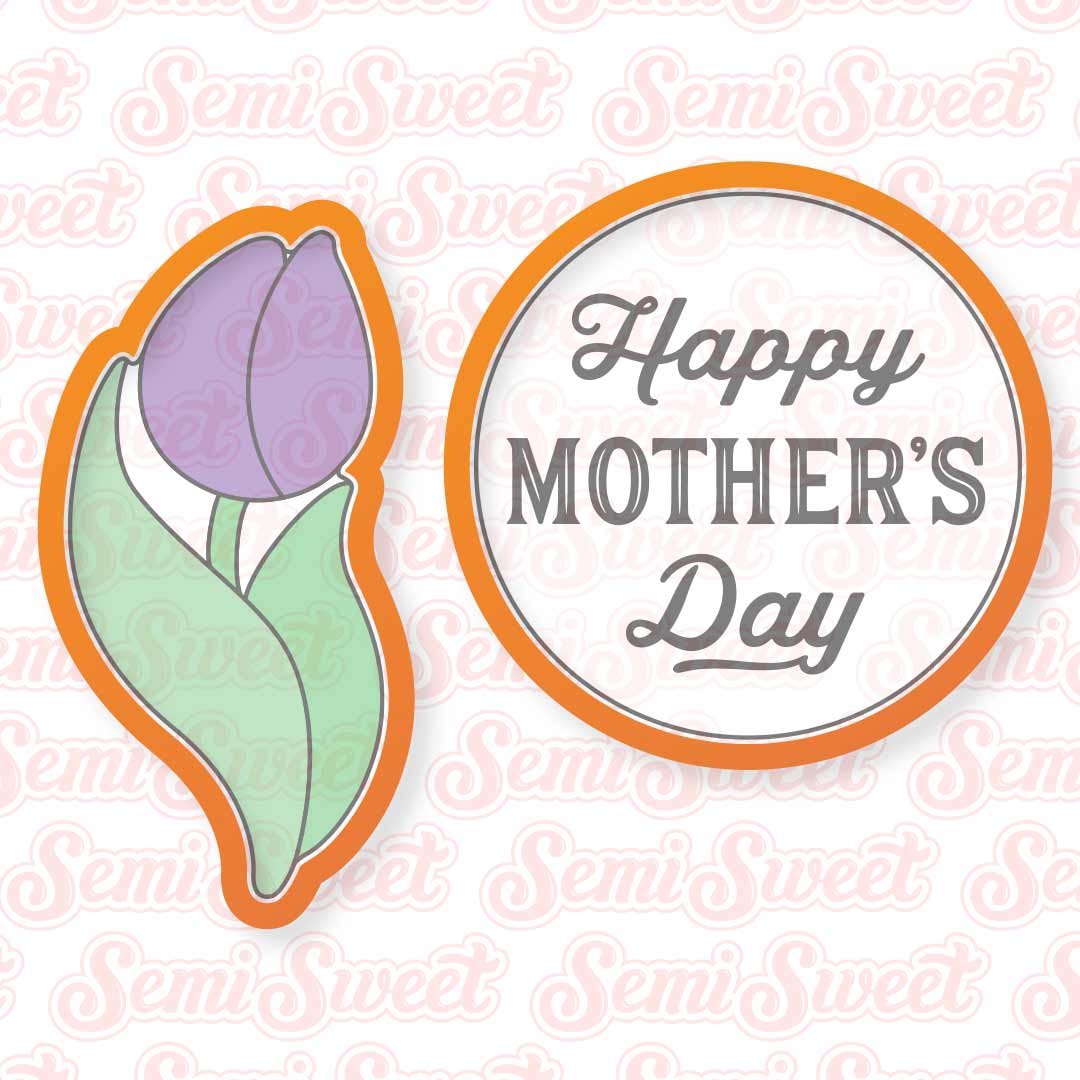 tulip platter cookie cutter set