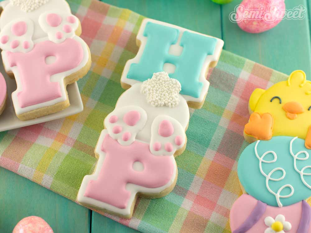 Decorate an Easter HOP Cookie with Royal Icing