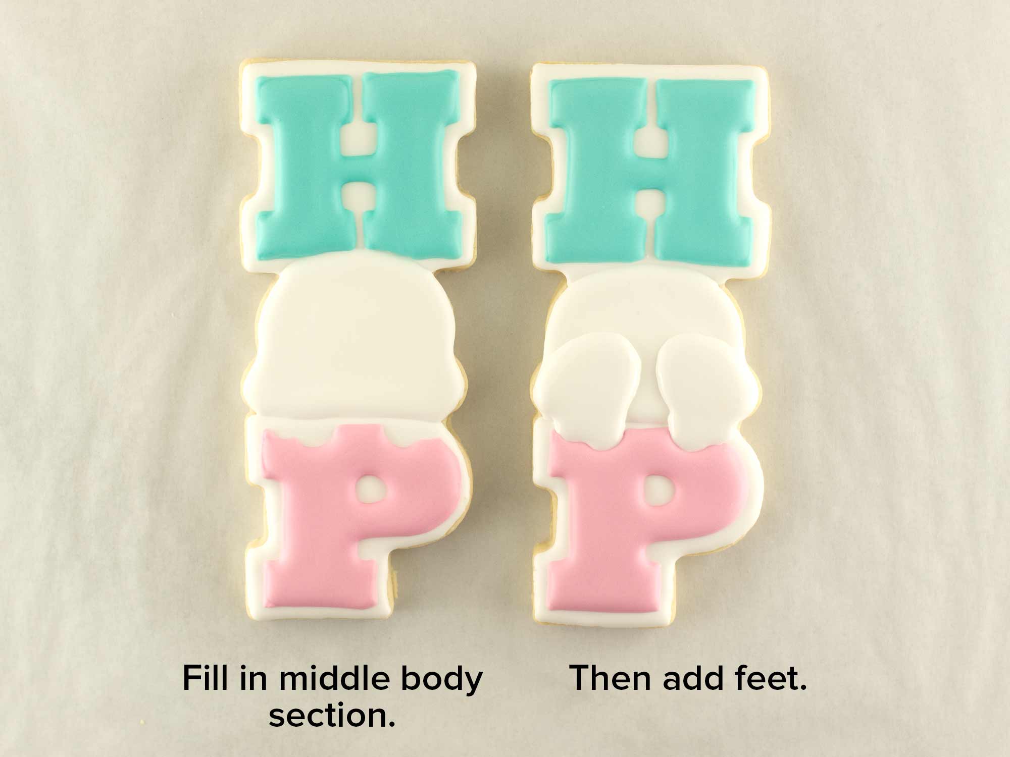 Easter HOP cookie decorating