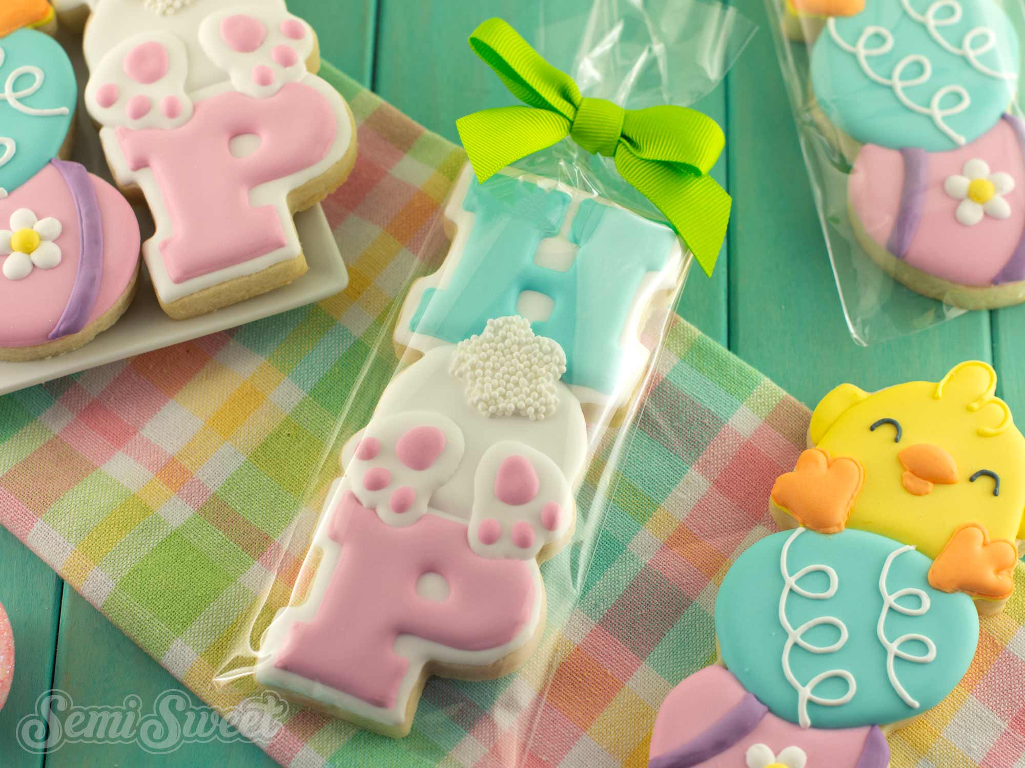 bows and bags for cookie packaging