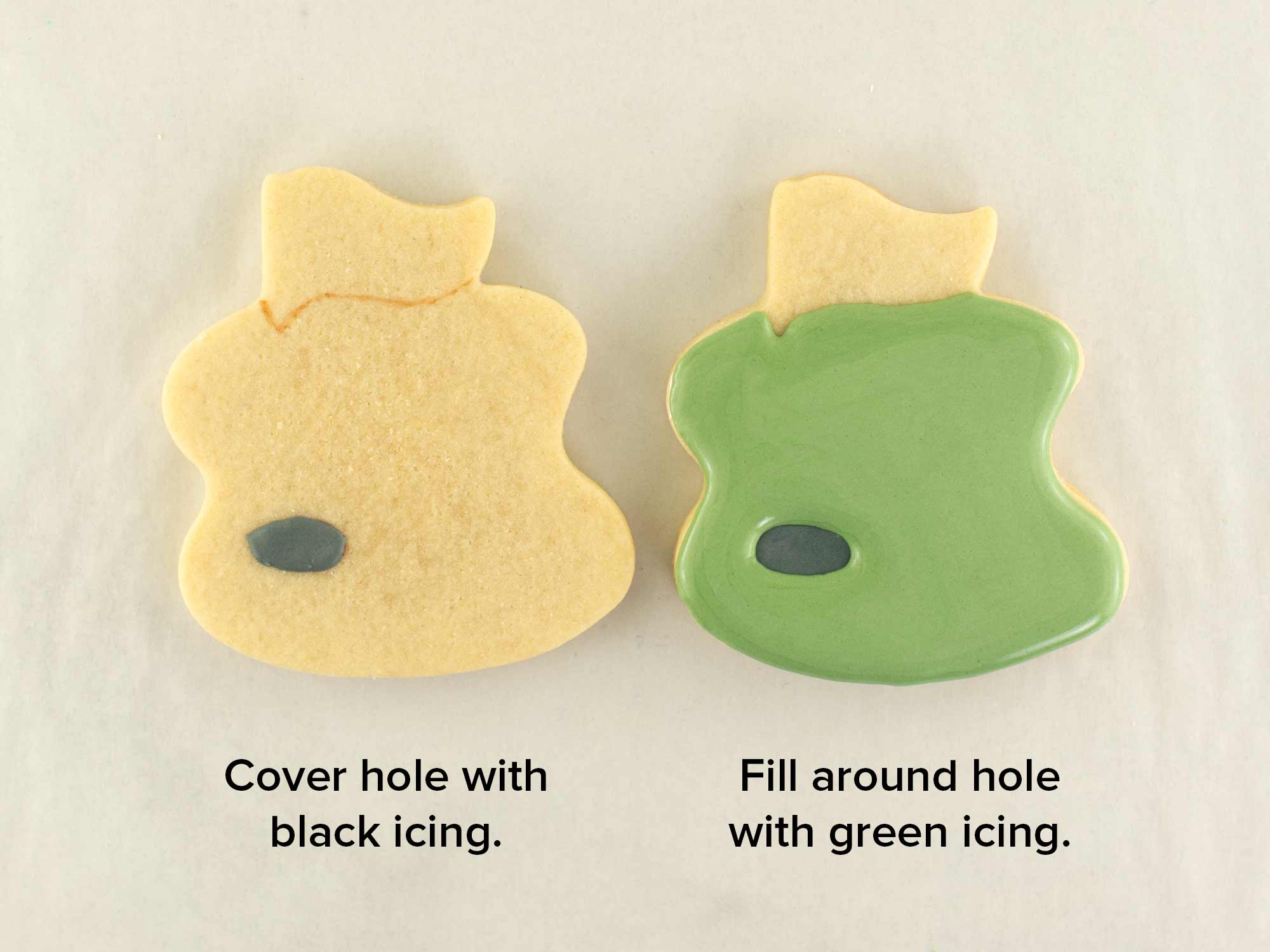 golf putting green cookie decorating