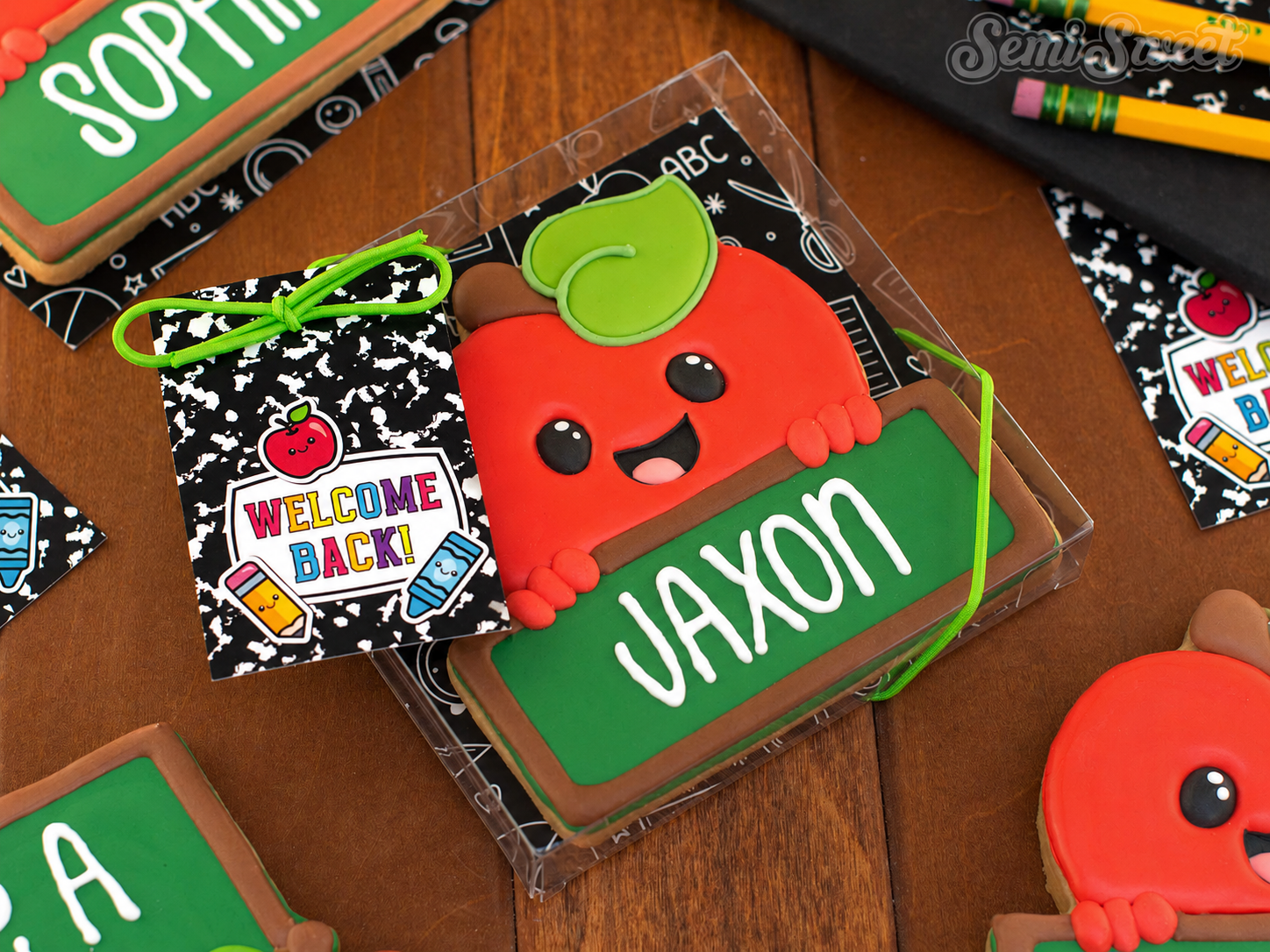 cookie packaging for back-to-school