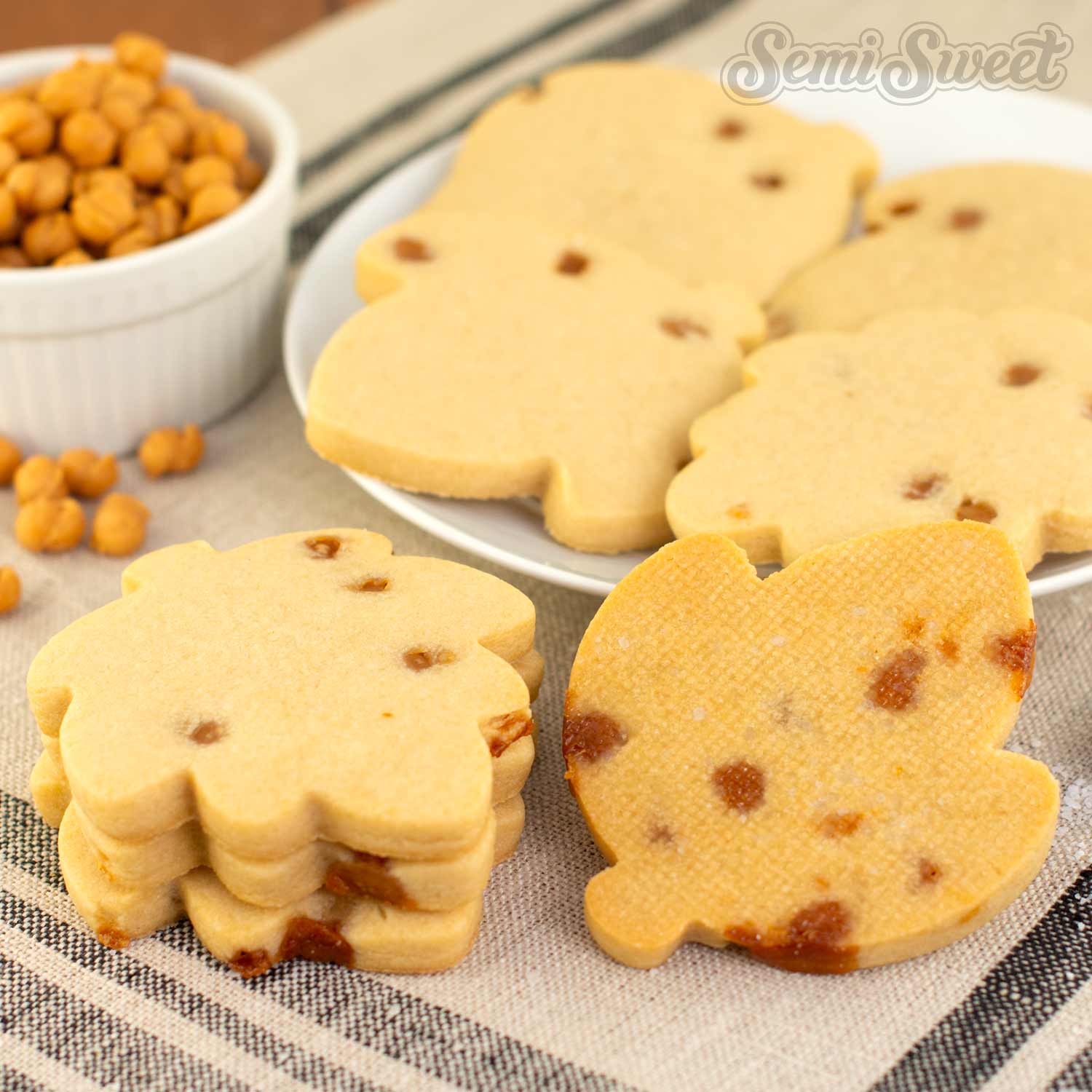 Salted Caramel Cutout Cookie Recipe (No Spread & Perfect for Cookie Cutters)