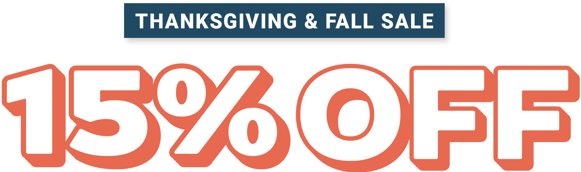 15% off for a limited time—stock up for Halloween!
