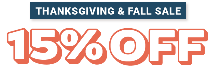 15% off for a limited time—stock up for Halloween!