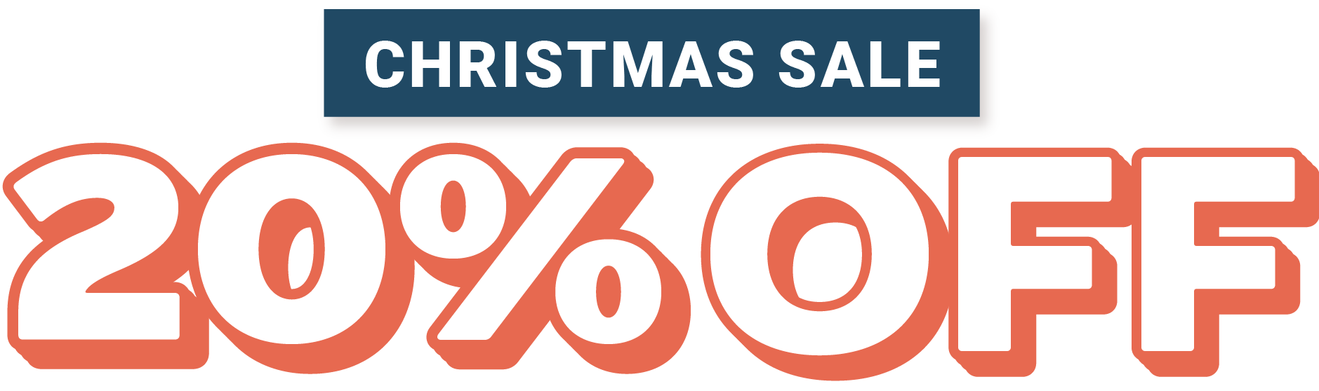 20% off Christmas Items for a limited time