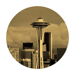 Space needle in Seattle, WA