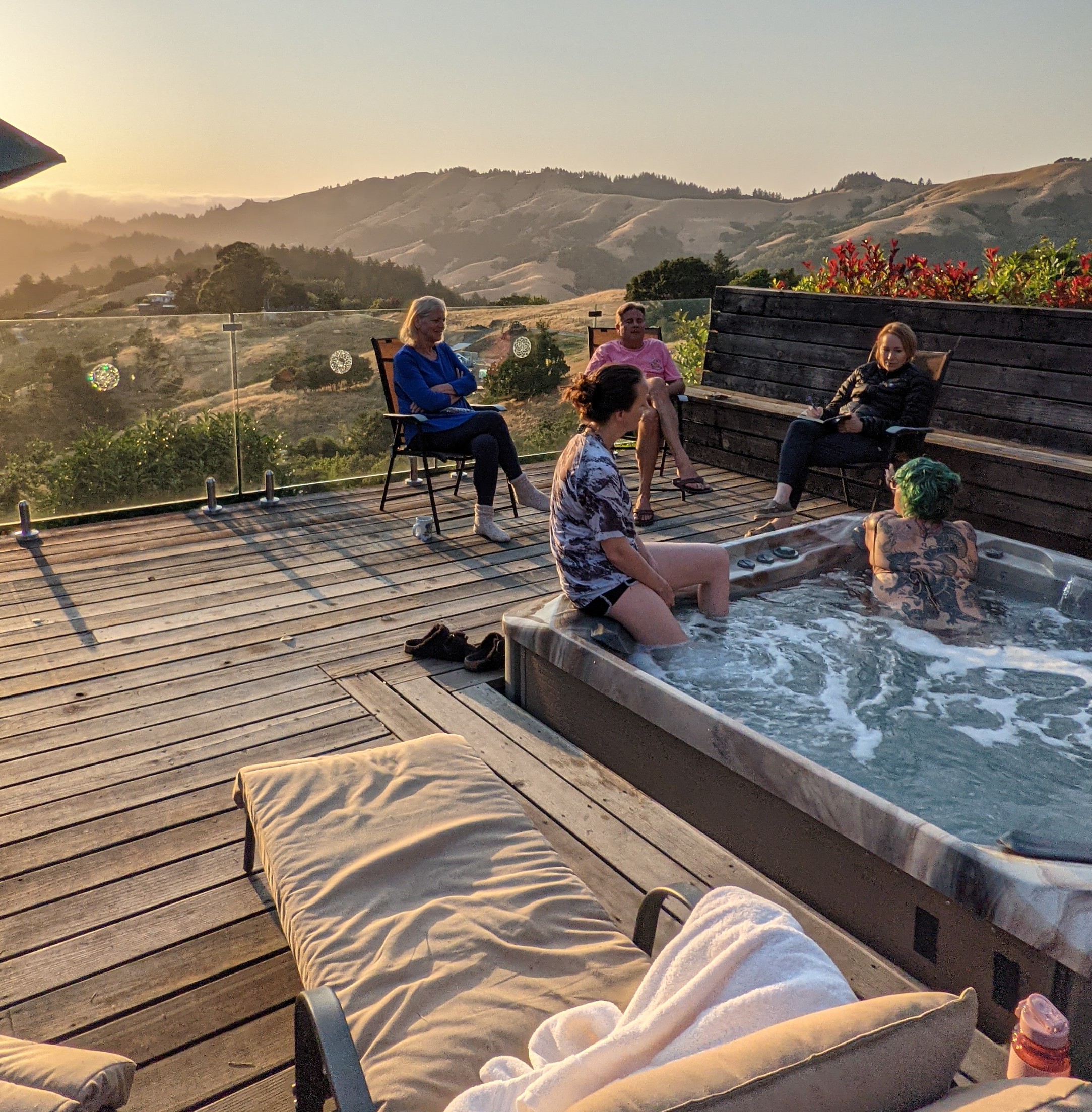 a spiritual retreat for empaths in northern california set amidst the redwood forests 