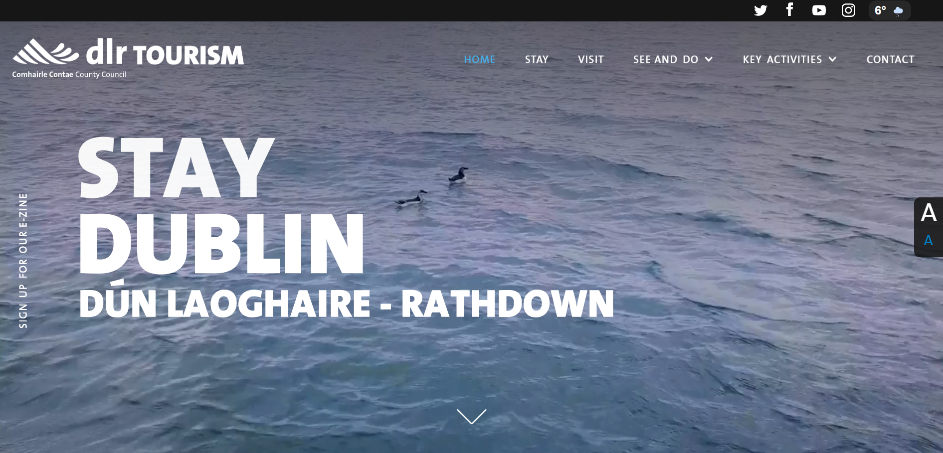 Digital Strategy and website design - DLR Tourism