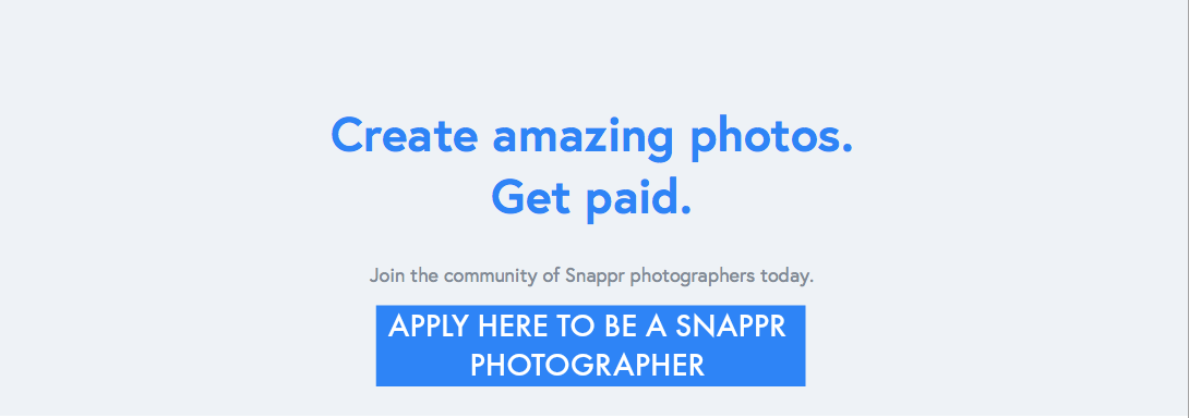 create amazing photos. get paid.
