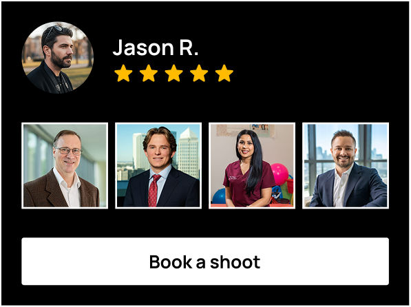 Book a professional portrait shoot through Snappr in a few simple steps.