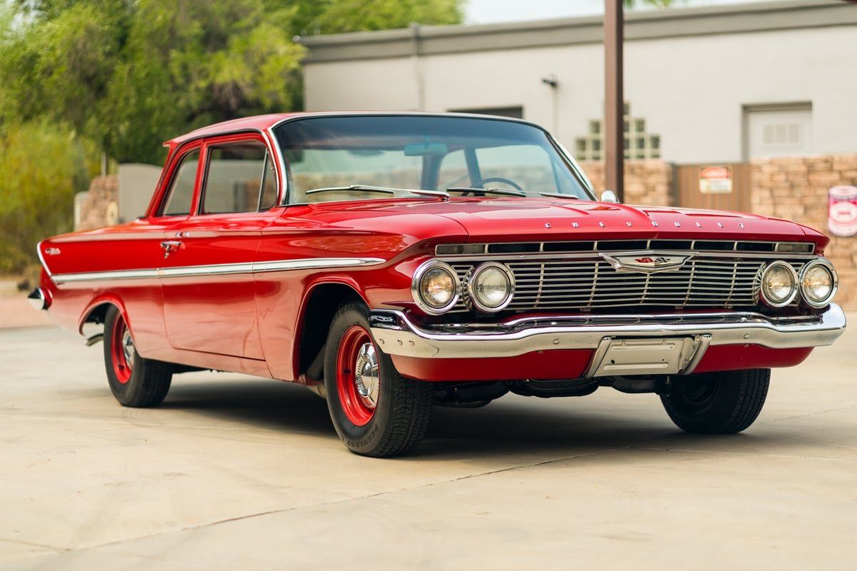 Red Chevrolet Impala listed on AutoHunter auction