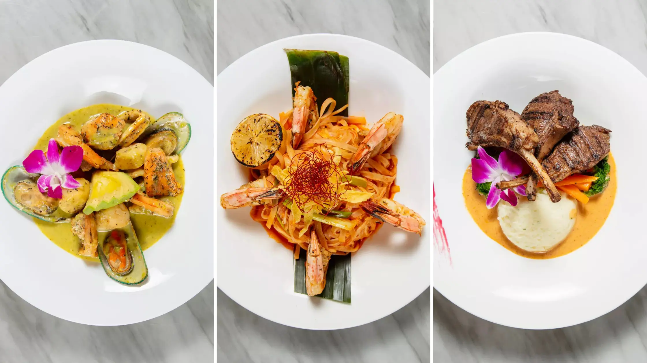 Pro Thai food photos showing how to get more orders on DoorDash with full menu coverage.