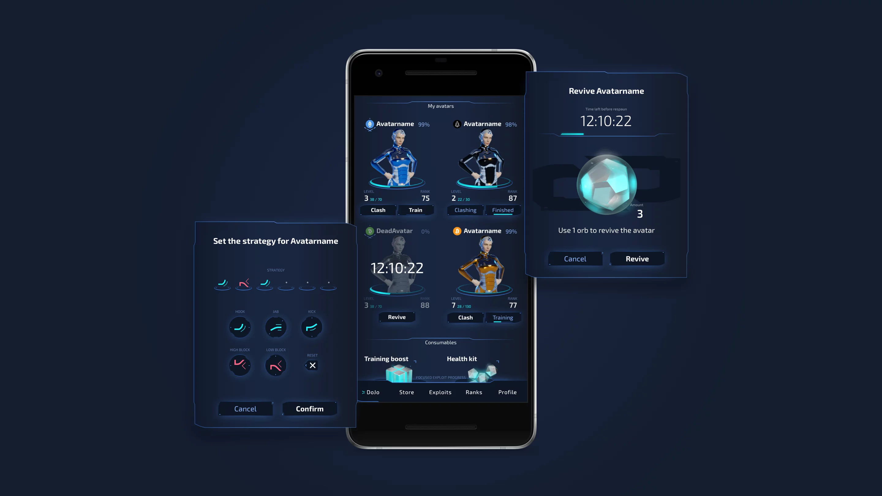 Chain Clash crypto clans game | UXDOX Projects