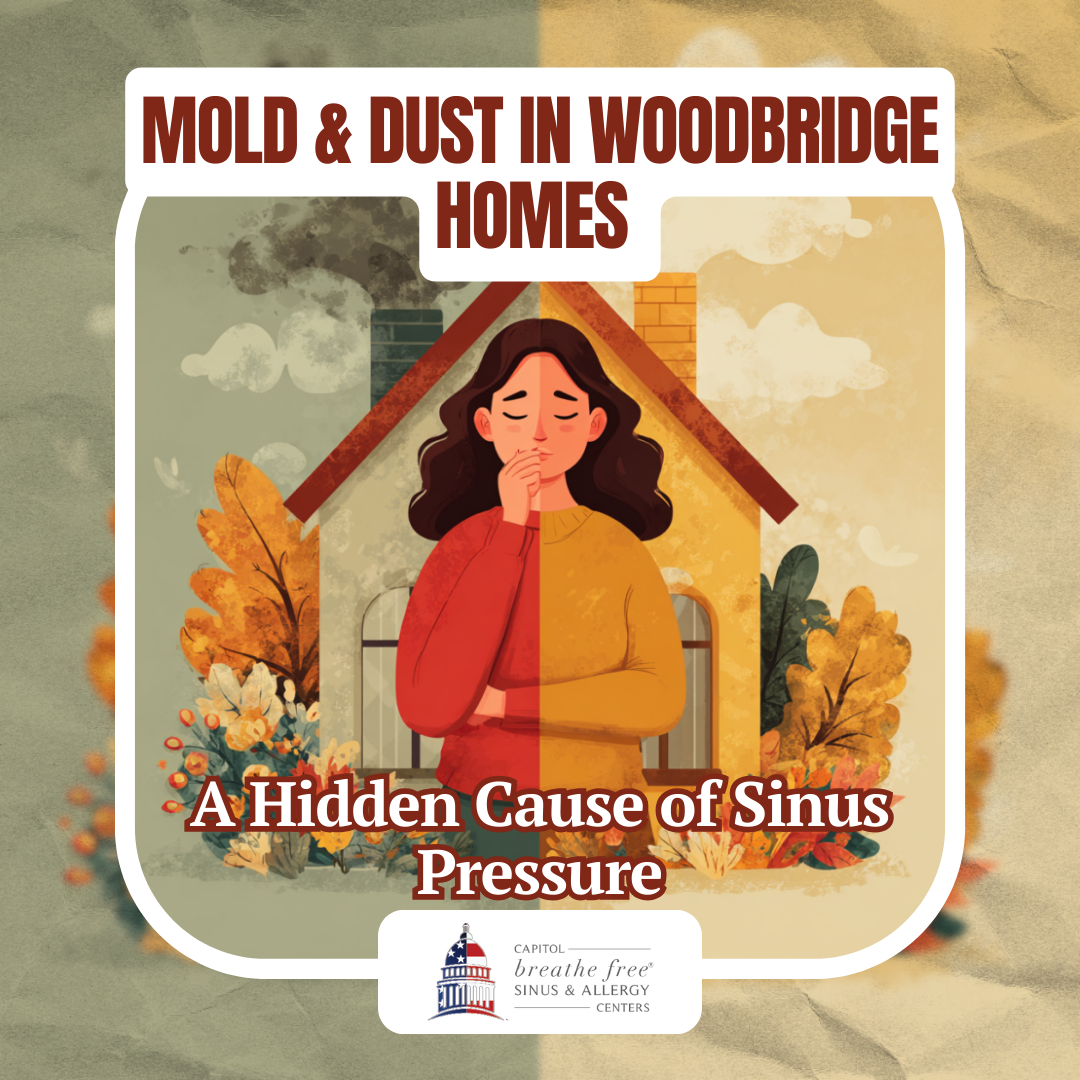 Mold & Dust in Woodbridge Homes: A Hidden Cause of Sinus Pressure
