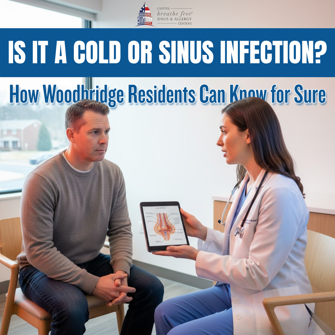 Is It a Cold or Sinus Infection? How Woodbridge Residents Can Get Clarity