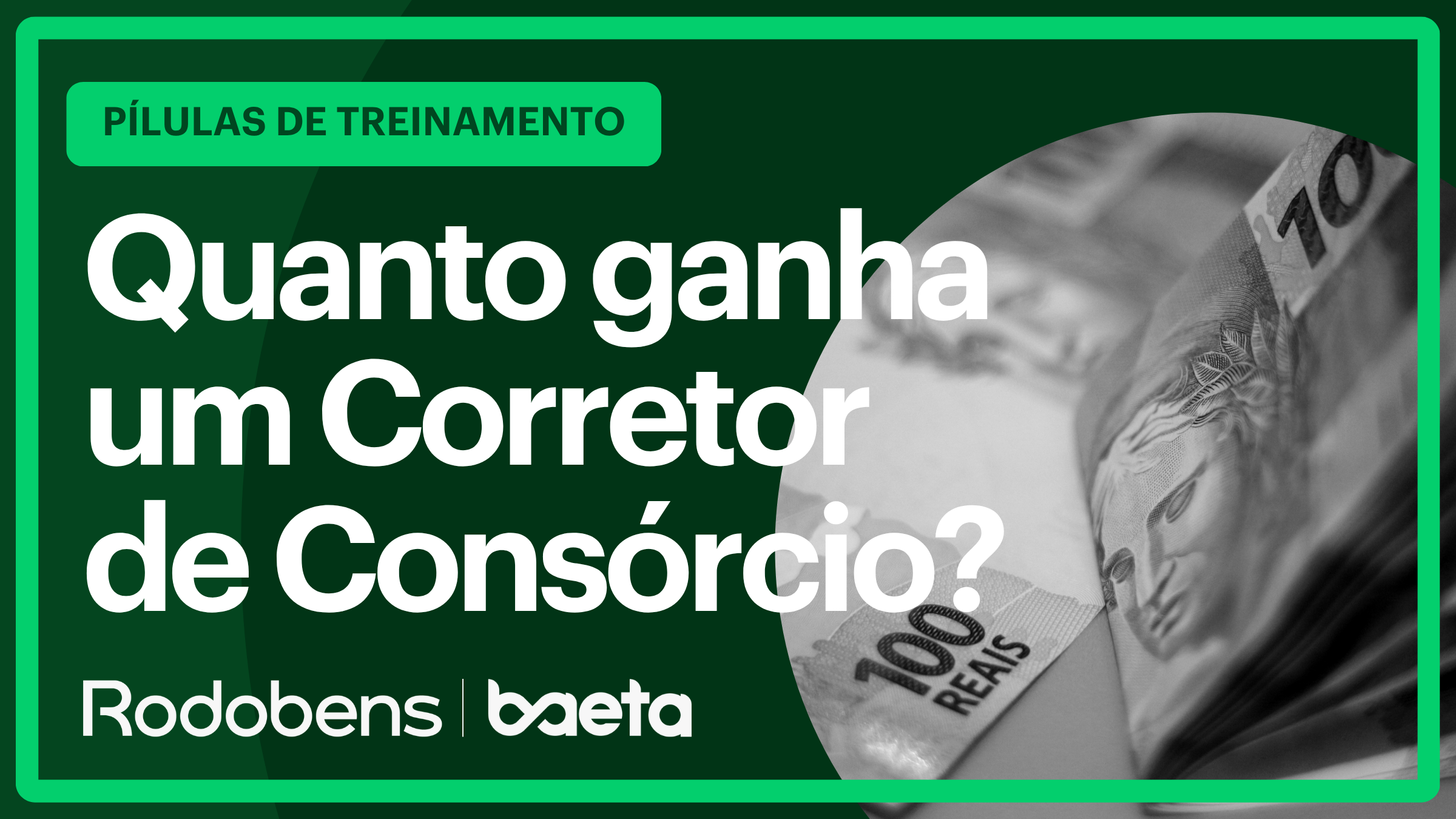Dinheiro no bolso: Quanto ganha um Corretor de Consórcio?