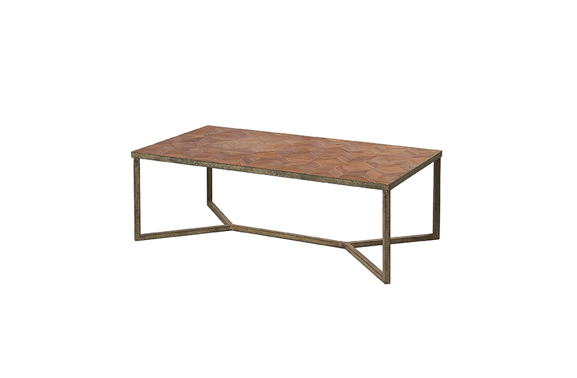 Hudson Bay - Reclaimed Pine Parquet Coffee Table