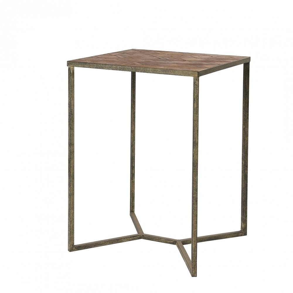 Hudson Bay - Reclaimed Pine Parquet Bar Table