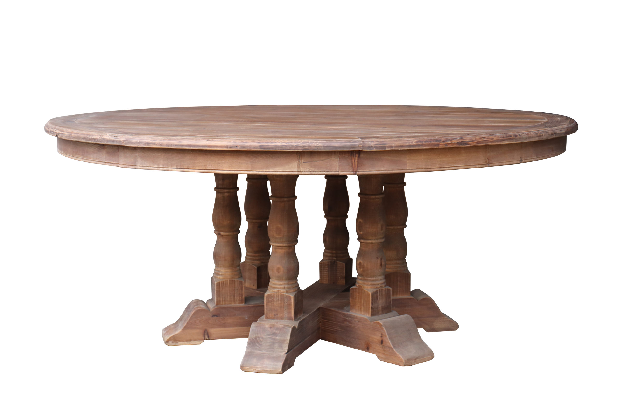 Hudson Bay - Round Old Pine 1.6M Dining Table