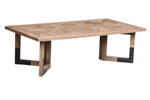 Hudson Bay - Parquet Top Elm Coffee Table