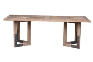 Hudson Bay - Parquet Top Elm 2.2m Dining Table