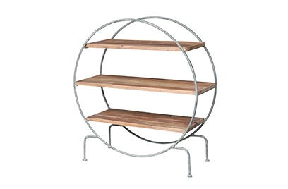 Hudson Bay - Round Shelf With Metal Frame