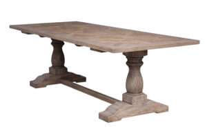 Hudson Bay - Parquet Top Elm 2.5m Dining Table