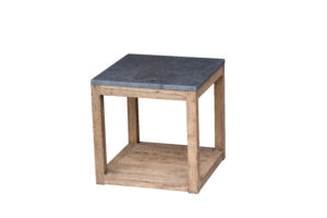 Hudson Bay - Side Table With Blue Stone Top