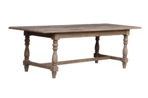 Hudson Bay - Reclaimed Elm 2.4m Twist Leg Dining Table